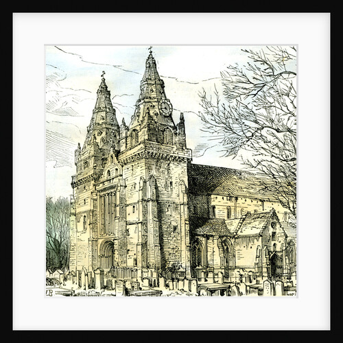 Aberdeen Old Machar Cathedral 1885 UK by Anonymous