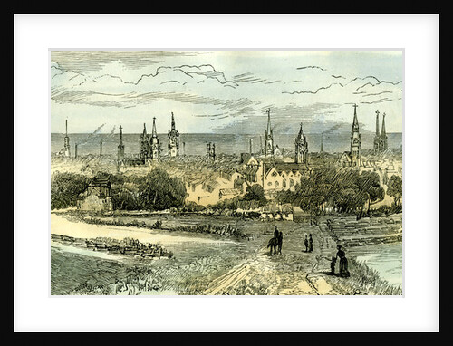 Aberdeen 1885 UK From the Rubislaw Road by Anonymous