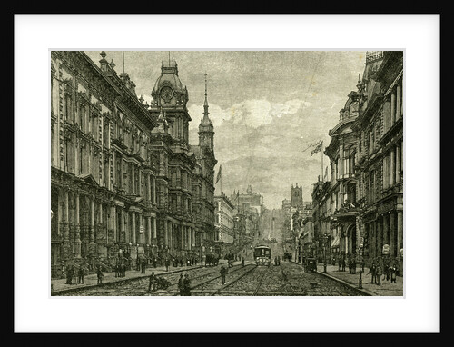 California Street San Francisco 1891 USA by Anonymous