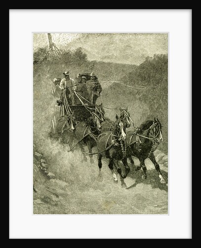 1891 Entering the Yosemite Valley USA by Anonymous