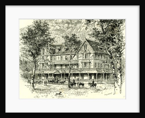 The Stoneman House Yosemite Valley 1891 USA by Anonymous