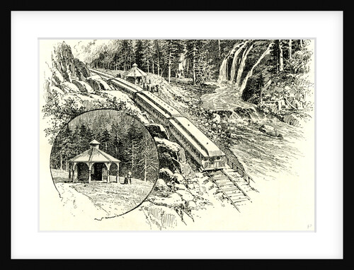 Yosemite Valley Mossbrae 1891 USA by Anonymous