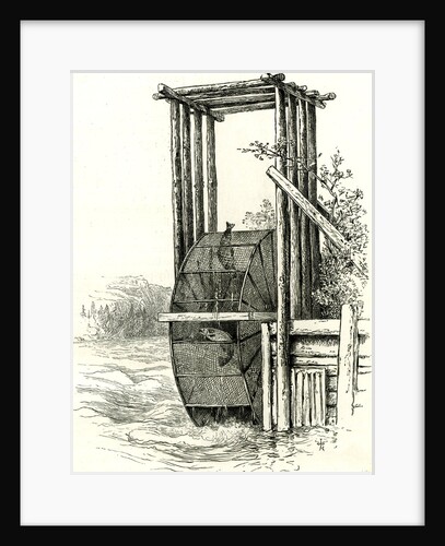 A Salmon Wheel on the Columbia River 1891 USA by Anonymous