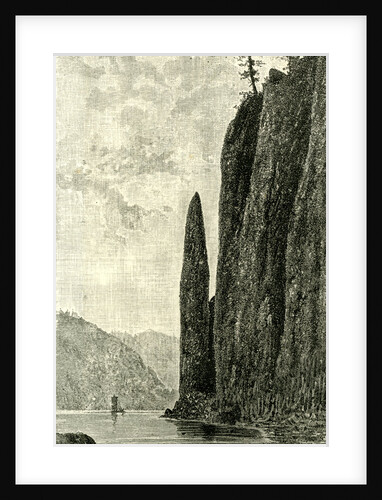 Cape Horn on the Columbia River 1891 USA by Anonymous