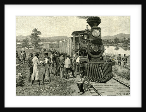 From Portland to the Yellowstone Park. A Breakdown on the Line 1891 USA by Anonymous