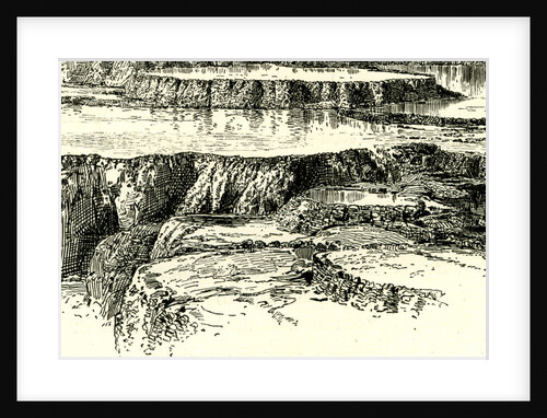 The Mammoth Hot Springs 1891 USA by Anonymous