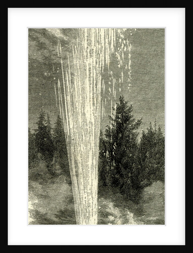 The Splendid Geyser in Action 1891 USA by Anonymous