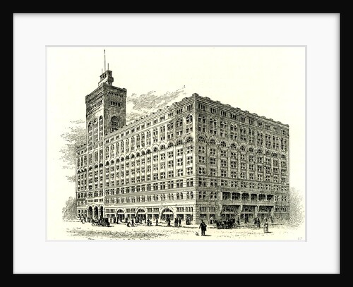 The Auditorium Building Chicago USA 1891 by Anonymous