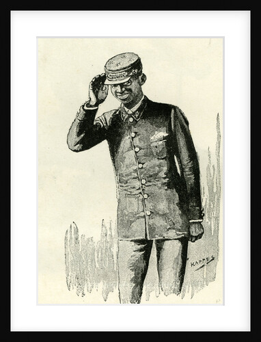 A Pullman Car Porter USA 1891 by Anonymous