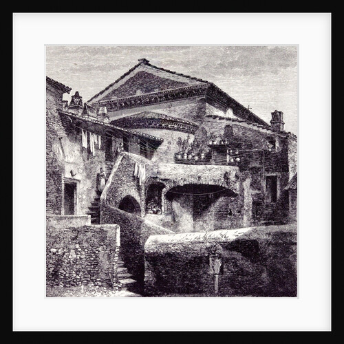 Rome Italy 1875 behind San Crispino by Anonymous