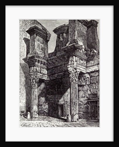 Rome Italy 1875 Forum Transitorium or Forum of Nerva by Anonymous