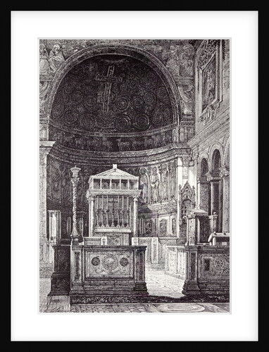 Rome Italy 1875 Interior of St. Clement's by Anonymous