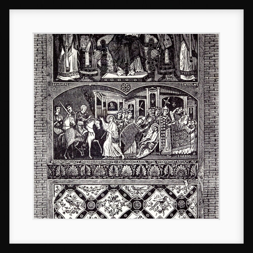 Rome Italy 1875 Legend of St. Alexius: Fresco of the Tenth Century by Anonymous