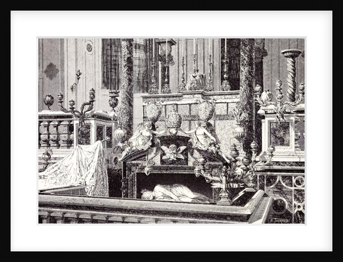 Rome Italy 1875 Altar and Monument of St. Cecilia by Anonymous