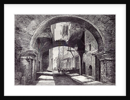 Rome Italy 1875 Pescheria Vecchia by Anonymous