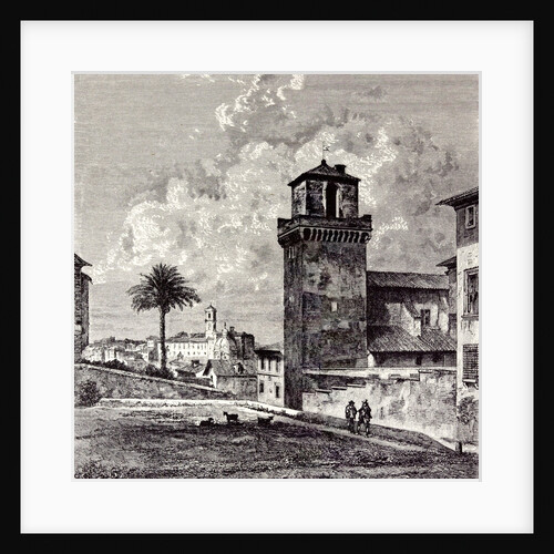 Rome Italy 1875 Piazza of San Pietro in Vincoli by Anonymous