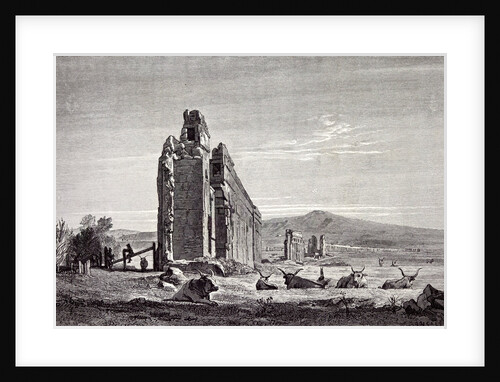 Rome Italy 1875 Ruins of Aqueducts of Claudius Near the Road to Albano by Anonymous