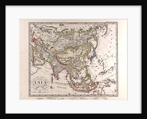 Asia Map by Anonymous
