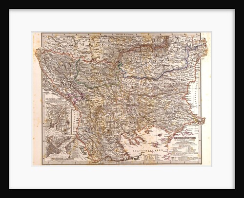 Europe Map 1872 by Anonymous