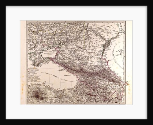 Russia Map 1873 by Anonymous