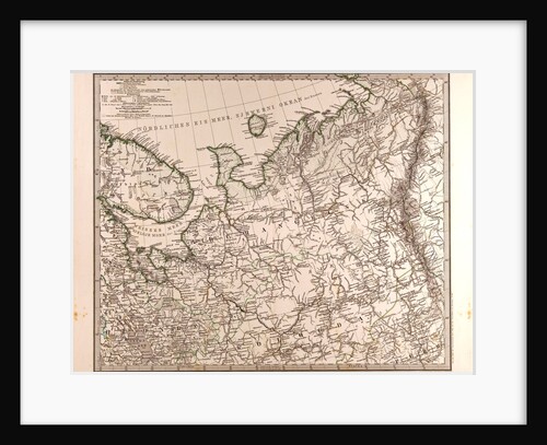 Eastern Europe Russia Map 1873 by Anonymous