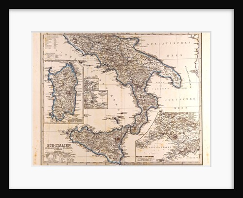 South Italy Map by Anonymous