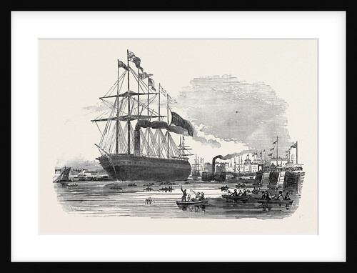 The Great Britain Steamship, Leaving Blackwall by Anonymous