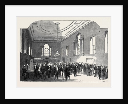 The Reception Room, at the Town Hall, Cambridge, British Association for the Advancement of Science by Anonymous