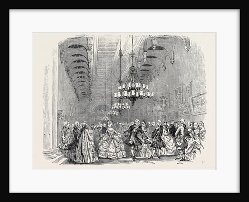 Her Majesty's Costume Ball, Minuet in the Throne Room by Anonymous