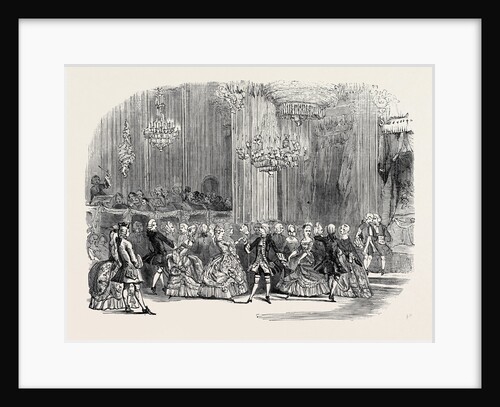 Her Majesty's Costume Ball, the Sir Roger De Coverley Dance, in the Picture Gallery by Anonymous