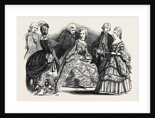 Her Majesty's Costume Ball, Duchess of St. Albans, Viscount Villiers, Duchess of Sutherland, Viscount Castlereagh, Lady Peel, Duke of St. Albans by Anonymous
