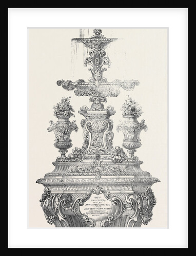 Splendid Silver Fountain, for the Pasha of Egypt, Mohammed Ali by Anonymous