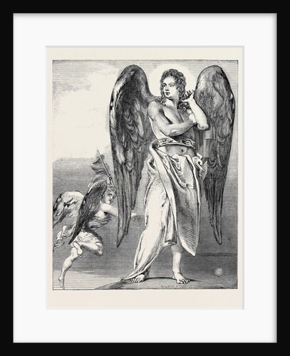 Uriel and Satan, from the Exhibition of the Royal Academy by Anonymous