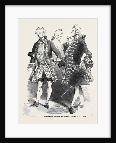 Costumes Of The Hon. W. Cowper, And Mr. G.e. Anson by Anonymous