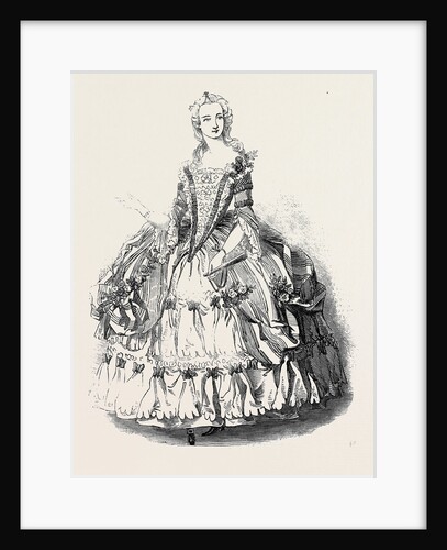 Costume of Lady Cust by Anonymous