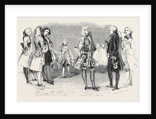 Costume of 1740 and 1750 by Anonymous