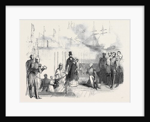 Her Majesty Receiving the Keys, at Portsmouth by Anonymous