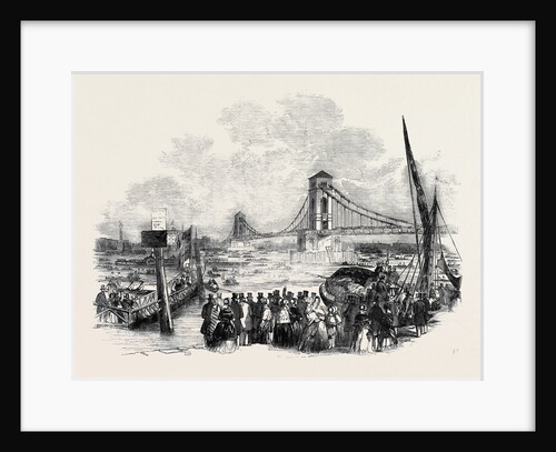 Opening of the Hungerford Suspension Bridge, on Thursday Last, May 1 by Anonymous