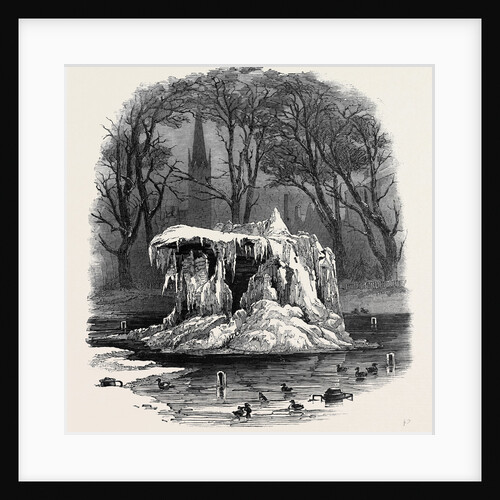 Frozen Fountain, Bowling Green, New York. by Anonymous