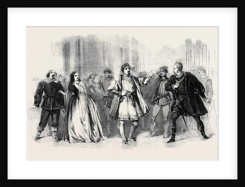 Scene from the Opera of Ernani, at Her Majesty's Theatre. by Anonymous