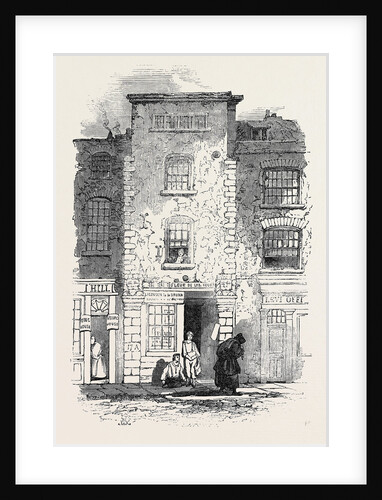 Dryden's House, Fetter Lane by Anonymous