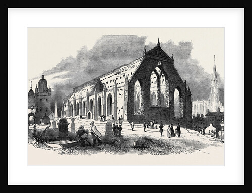Ruins of Greyfriars Church, Edinburgh. by Anonymous