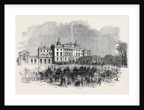 Badminton House, and the Lawn, on Saturday Morning, Feb. by Anonymous