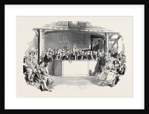 The House of Commons Before Her Majesty, at the Bar of the Peers by Anonymous