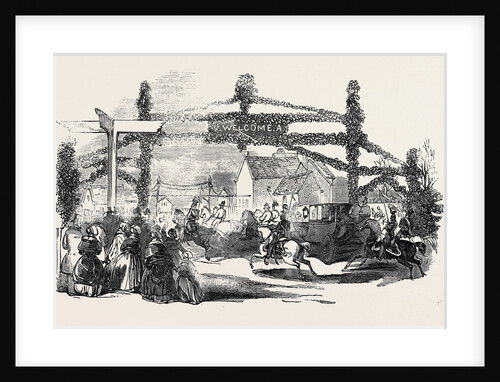 The Queen's Visit to Strathfieldsaye, Her Majesty Passing Through Bracknell by Anonymous