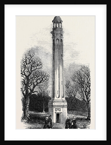 Lord Cobham's Pillar, at Stowe by Anonymous