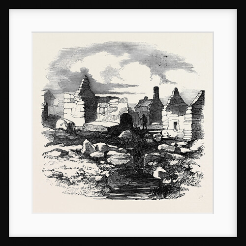 Ruins in the Village of Carihaken, County of Galway by Anonymous