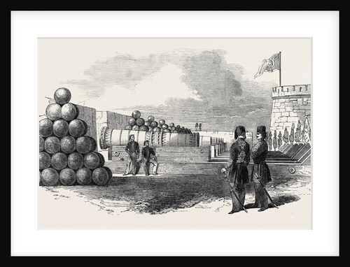 The Dardanelles, the Battery and Stone Shot by Anonymous