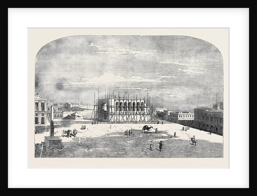The Great Square in Alexandria, Present State of the Proposed Church for the English Protestant Residents by Anonymous