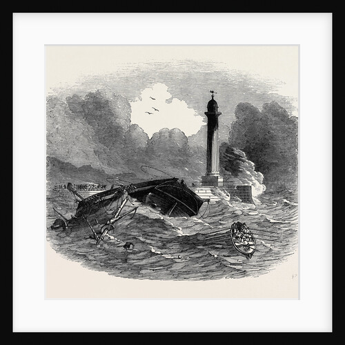 Loss of the Brig Vine, of Bristol, at Whitby by Anonymous